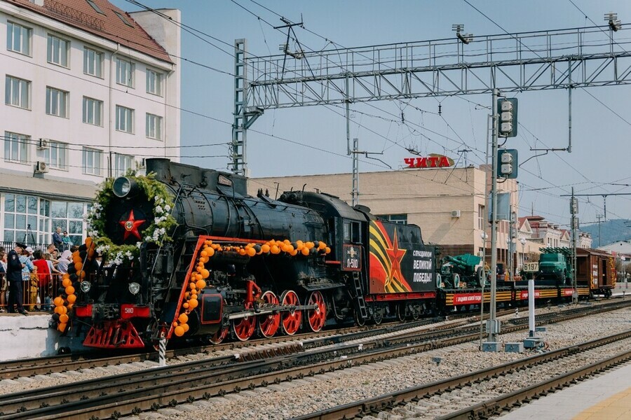 В Амурской области стартовал ретропоезд Победа Первая остановка  Бурея