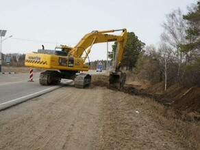 Начался ремонт трассы под Благовещенском где неизвестной остается судьба демонтированного участка велодорожки фото 