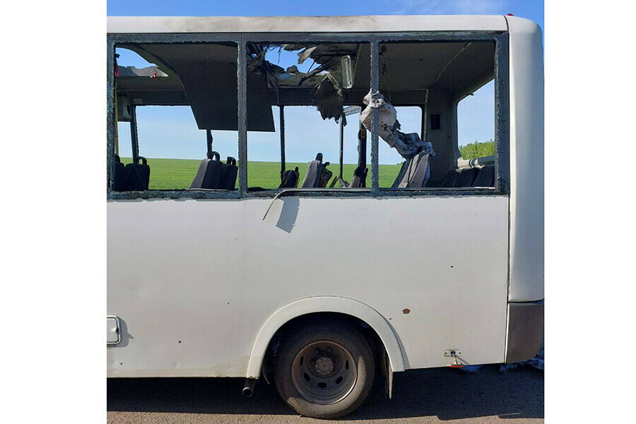 Дроныкамикадзе атаковали автобус с детьми и взрослыми в Белгородской области Есть жертвы