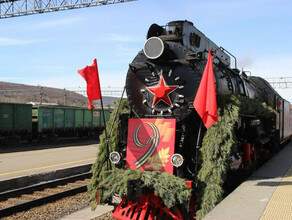 Впервые поезд Победы прибыл в северную столицу Амурской области фоторепортаж