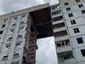 В Белгороде обрушился подъезд в многоэтажном доме