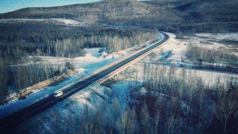 В Амурской области закончена реконструкция 28 километров трассы А360 Лена
