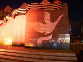 В Благовещенске на площади Победы стену памяти украсили журавли фото