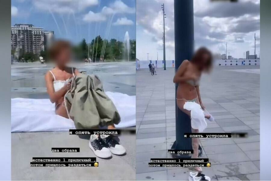 Голую фотосессию на алее фонтанов устроили благовещенки фото