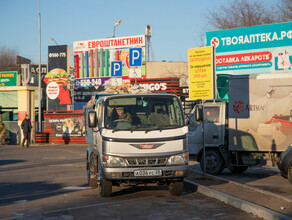 В Благовещенске возле рынка ВДНХ вводят запрет на движение грузовиков