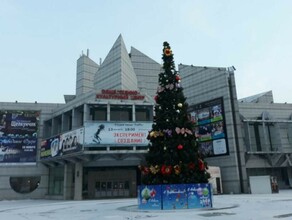 На площадке около ОКЦ установили новогоднюю елку фото видео