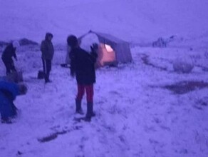 На Дальнем Востоке второй день идет снег