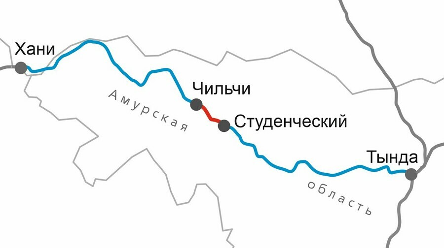Открыт еще один участок второго пути на БАМе в Приамурье 