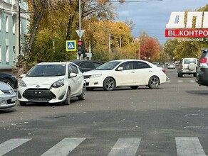 ДТП затруднило движение в центре Благовещенска фото 