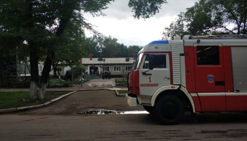 Во время пожара в детском саду Благовещенска были эвакуированы 60 детей