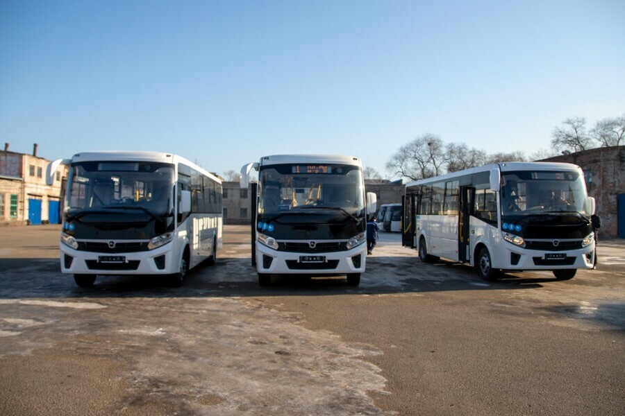 В Благовещенске появились автобусы нового поколения Чем они отличаются от обычных фото