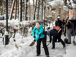 Общегородской субботник в Благовещенске в самом разгаре Где почистили тротуары 