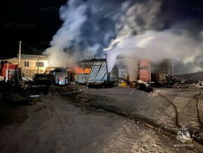В Амурской области в результате крупного пожара в гаражном массиве погиб человек