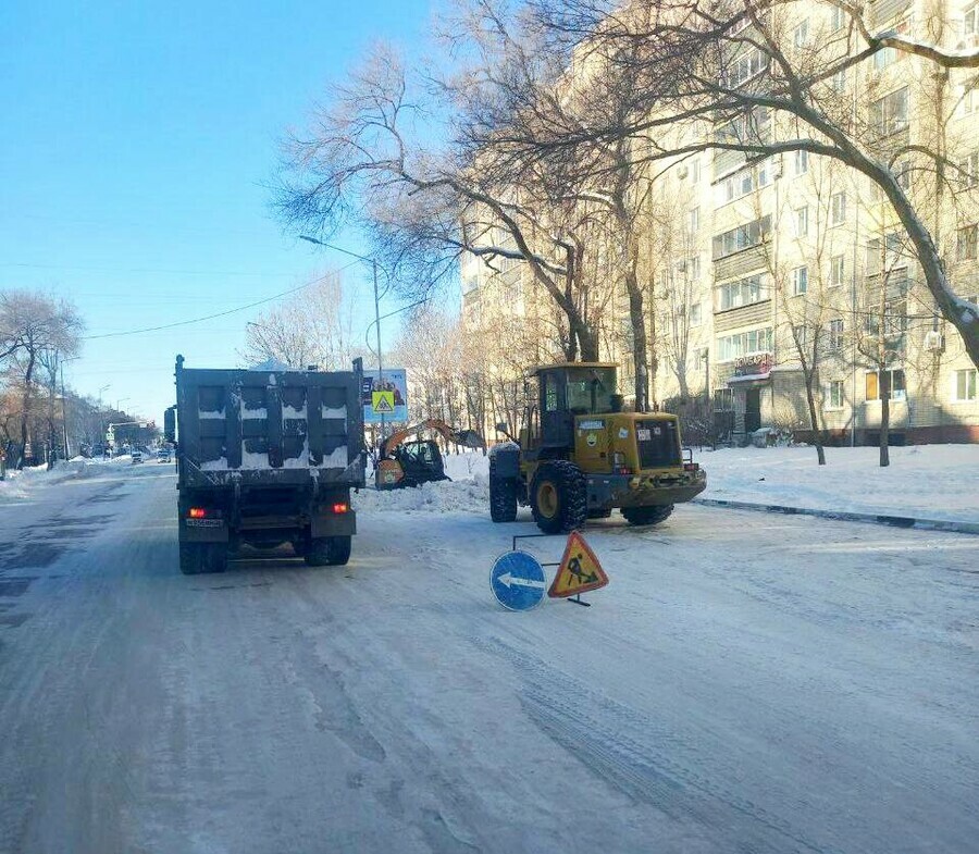 Мэрия Благовещенска озвучила список улиц которые почистят в ночь на 9 декабря
