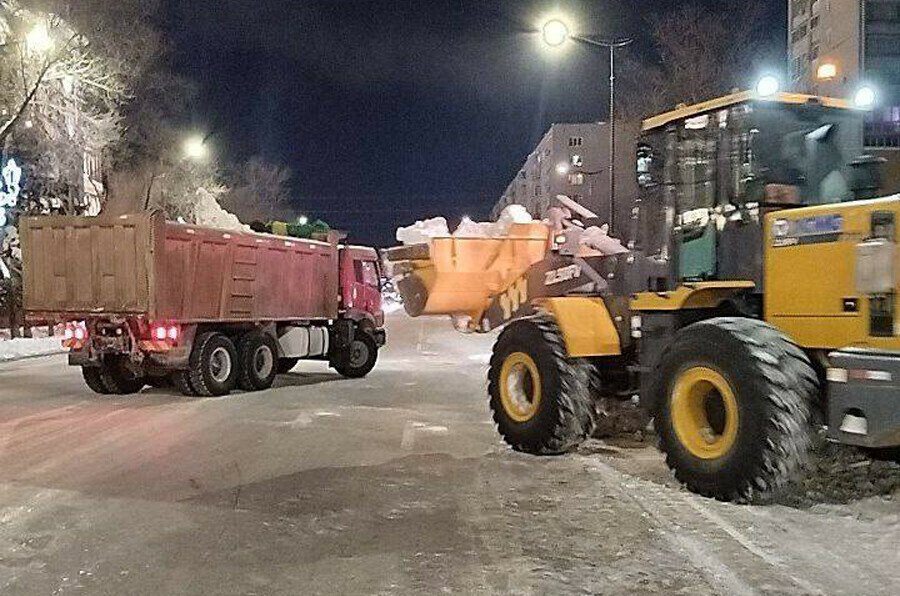 Спецтехники все больше на какие улицы Благовещенска она выйдет ночью