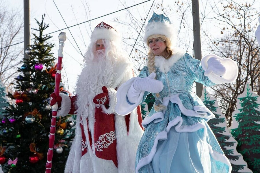 В Благовещенске Дед Мороз и Снегурочка объявили где их можно будет встретить на каникулах