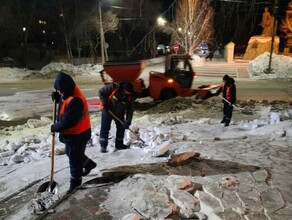 Где в Благовещенске убрали снег и где работы запланированы