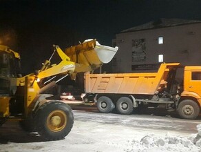 В Благовещенске служба ГСТК вывезла снег с некоторых улиц