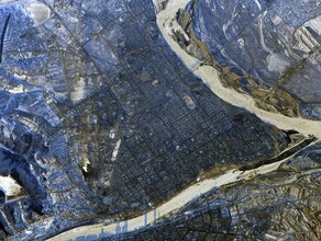 Благовещенск сфотографировали из космоса Тени китайских высоток доходят до набережной города