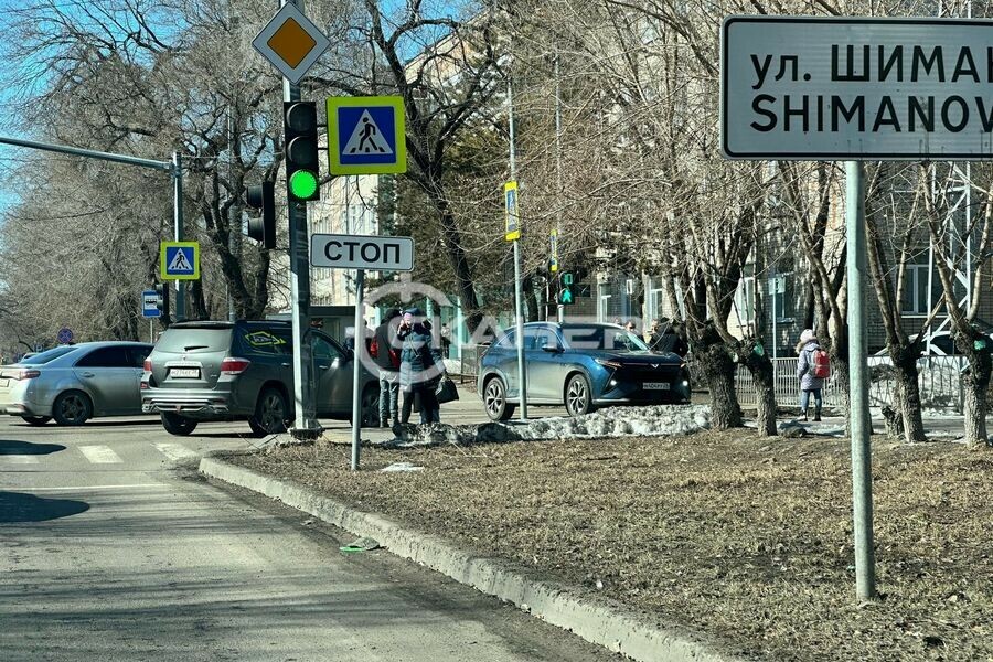 ДТП в центре Благовещенска парализовало движение по Шимановского 