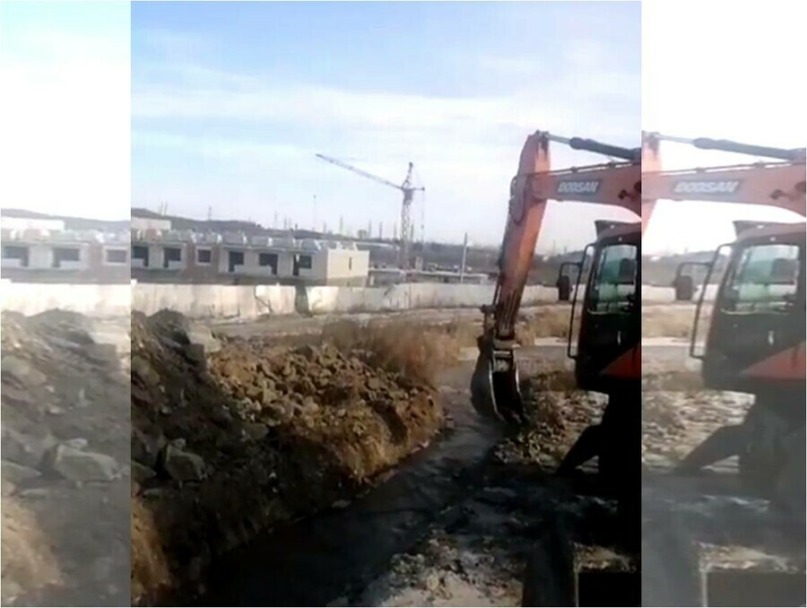 В Чигирях начался спуск воды с подтопленных улиц Режим ЧС не снят