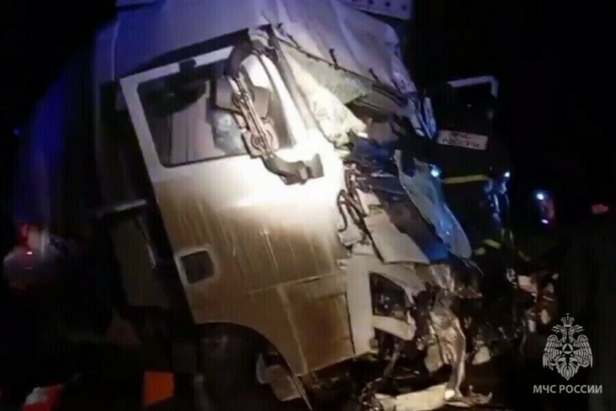 В Амурской области возбуждено уголовное дело по факту крупного ДТП с грузовиками