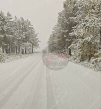 В Амурскую область вернулась зима в центральных районах и на федеральной трассе начался снегопад 