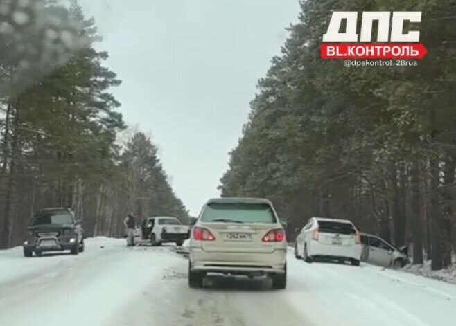 На аэропортовской трассе произошло жесткое ДТП видео
