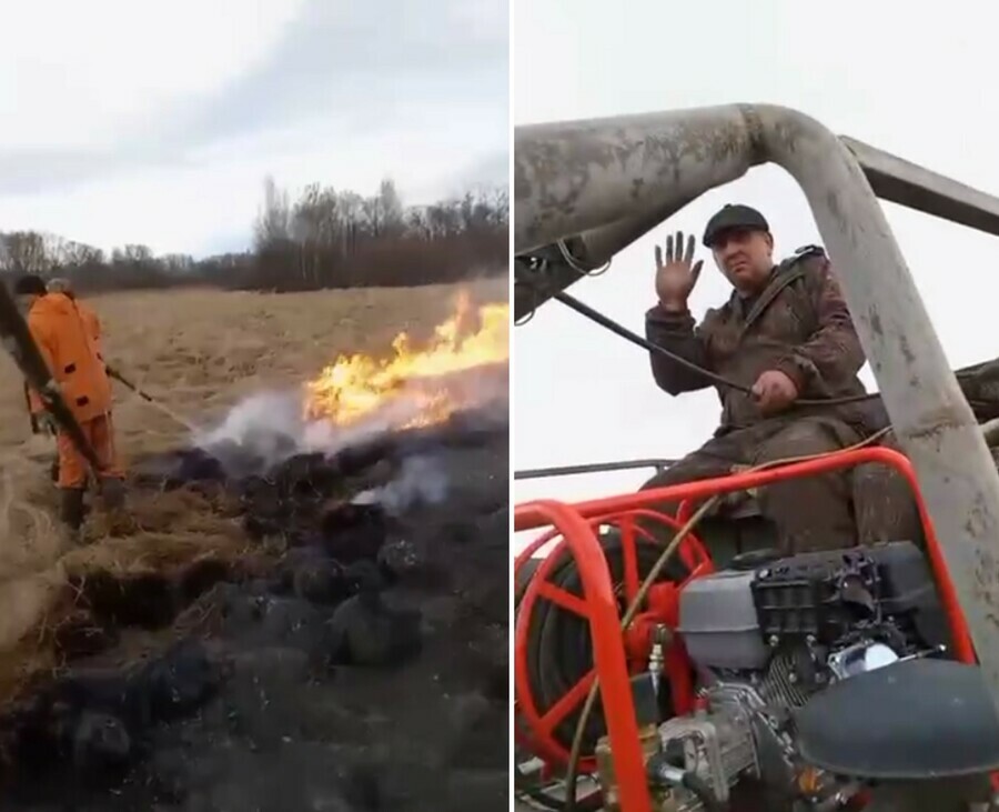 В Хинганском заповеднике в Амурской области потушили масштабный пожар