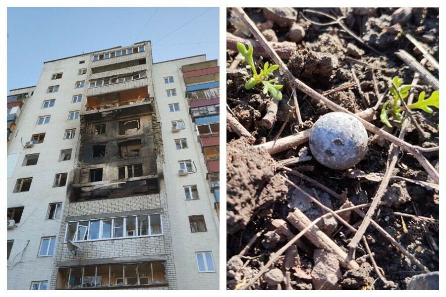 На Курск налетели дроны начиненные стальными шарами фото
