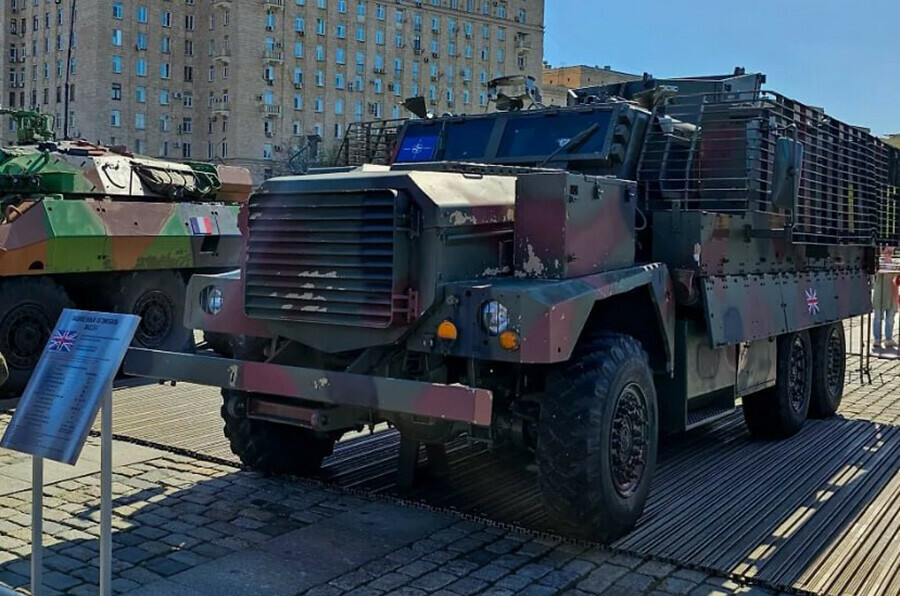 В Белогорск из зоны СВО привезут трофейную технику производства США и Великобритании   