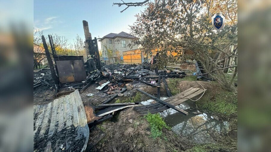 Пятеро детей погибли при пожаре Матери дома не было