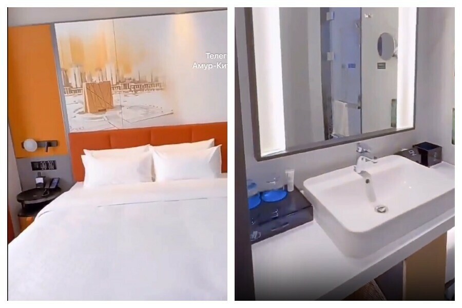 В Хэйхэ напротив Благовещенска открывают отель Hampton by Hilton видео