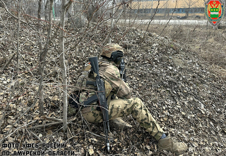 Амурское управление ФСБ опубликовало видео с учений на Бурейской ГЭС