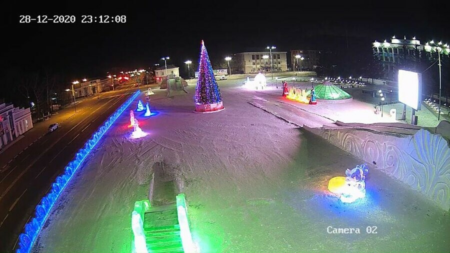 В Белогорске снежный городок начнут убирать 1 февраля Что с благовещенским