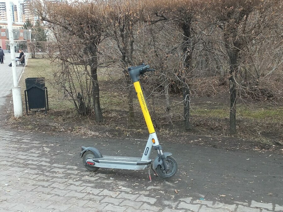 Пешеход получил травмы после наезда самоката на пешеходной дорожке в Первомайском парке