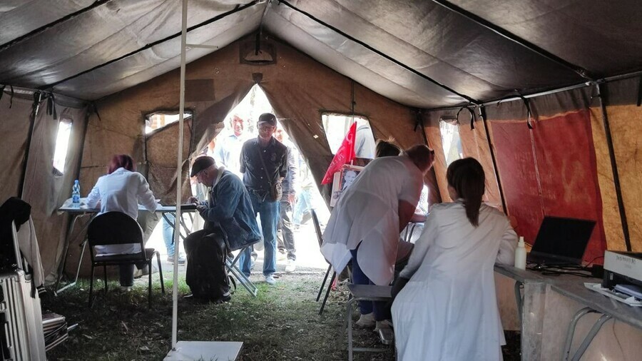 В Благовещенске развернулся Парк Победы