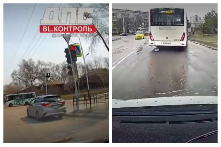 Водителейавтохамов выявили в Благовещенске видео