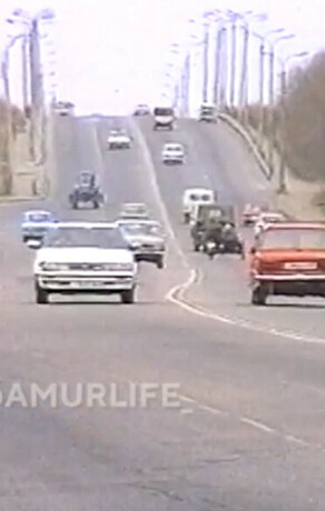 Японки и советский автопром Дороги Благовещенска в 1997