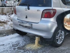 Плохой бензин Благовещенские автомобилисты жалуются на обледенение выхлопных труб