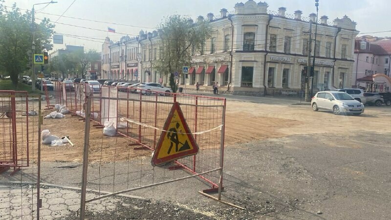 Перекресток в самом центре Благовещенска открыли для движения 