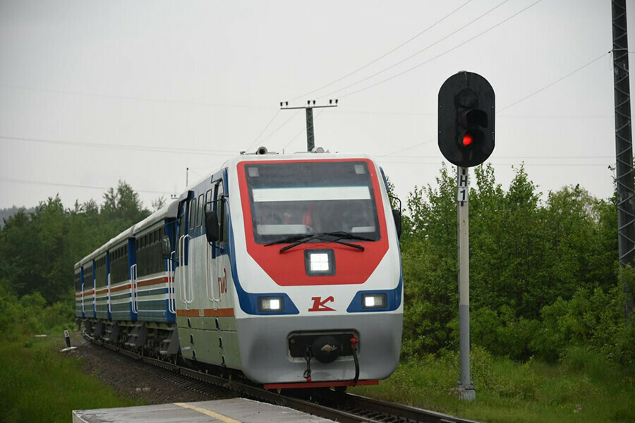 Детская железная дорога в Свободном начала перевозить пассажиров