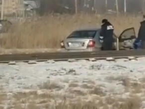 В Белогорске за рулем авто скончался водитель видео