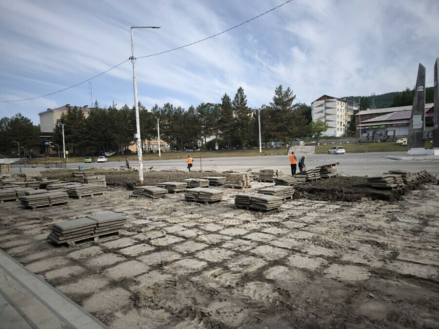 В Зее начался масштабный ремонт в центре города