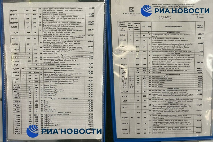 РИА Новости удивилось символическим ценам в столовой Госдумы