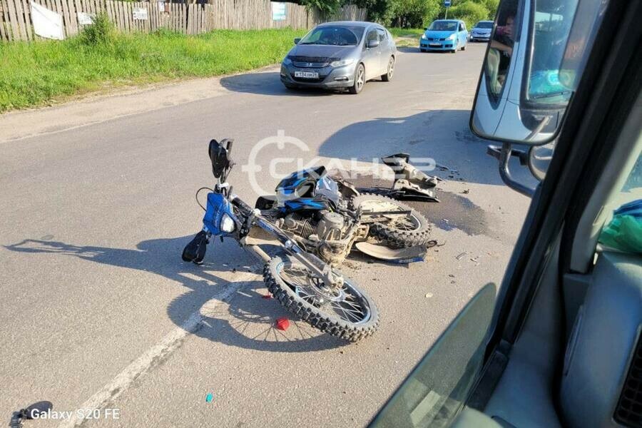 Мотоциклист попал в ДТП в Благовещенске