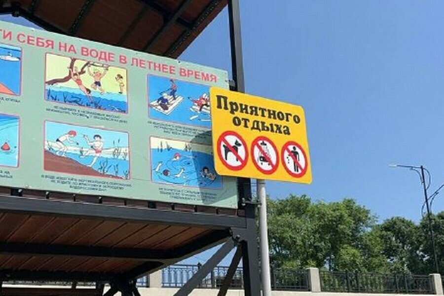 Благовещенцам рассказали могут ли они с питомцами посещать пляж 