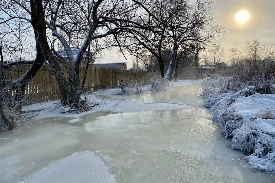 В поселке Чигири вода из ключей выходит на новые улицы Режим ЧС продолжается фотовидео