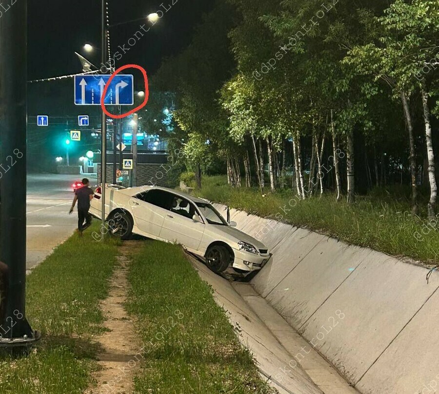 В Тынде водитель буквально понял дорожный знак