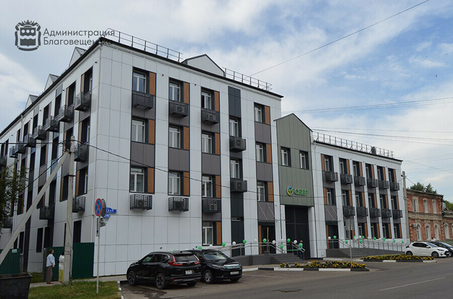 В центре Благовещенска закончилась масштабная реконструкция одного из зданий